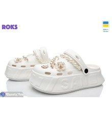 Кроки жіночі на літо (6 пар р.36-40) білий  "Roks"