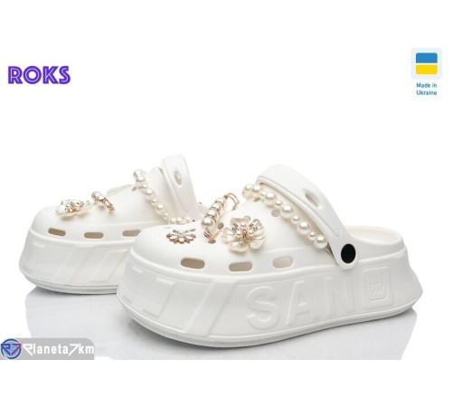 Кроки жіночі на літо (6 пар р.36-40) білий  "Roks"