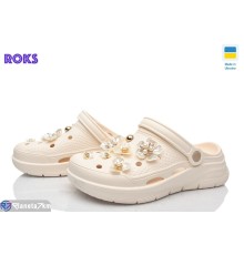 Кроки жіночі на літо (8 пар р.36-41) бежевий  "Roks"