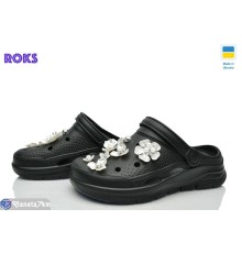 Кроки жіночі на літо (8 пар р.36-41) чорний  "Roks"
