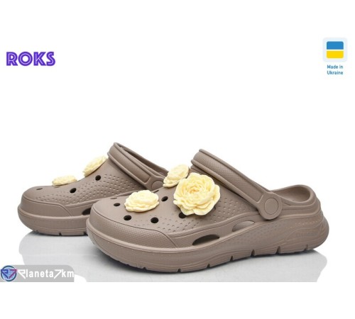 Кроки жіночі на літо (8 пар р.36-41) коричневий  "Roks"