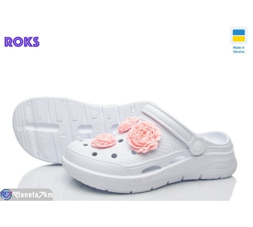 Кроки жіночі на літо (8 пар р.36-41) білий  "Roks"