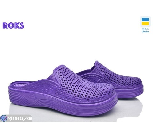 Жіночі сабо на літо (8 пар р.36-41) фіолетовий  "Roks"