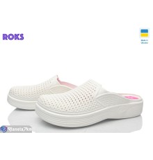 Жіночі сабо на літо (8 пар р.36-41) білий  "Roks"