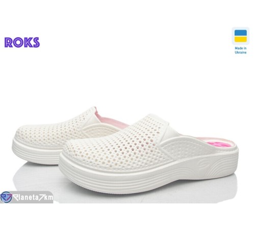 Жіночі сабо на літо (8 пар р.36-41) білий  "Roks"