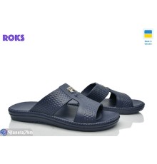 Шлепки чоловічі на літо (8 пар р.40-46) синій  "Roks"