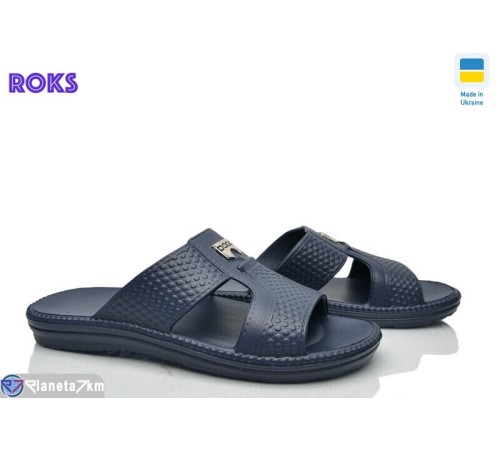 Шлепки чоловічі на літо (8 пар р.40-46) синій  "Roks"