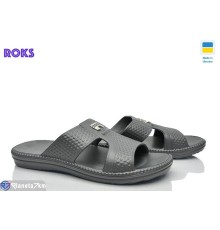 Шлепки чоловічі на літо (8 пар р.40-46) сірий  "Roks"