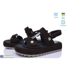 Босоніжки жіночі на літо (6 пар р.36-40) коричневий  "Linda"