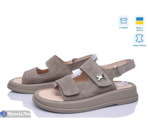 Босоніжки жіночі на літо (6 пар р.36-40) коричневий  "Linda"