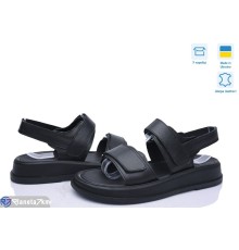 Босоніжки жіночі на літо (6 пар р.36-40) чорний  "Linda"