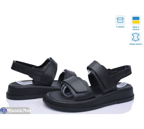 Босоніжки жіночі на літо (6 пар р.36-40) чорний  "Linda"