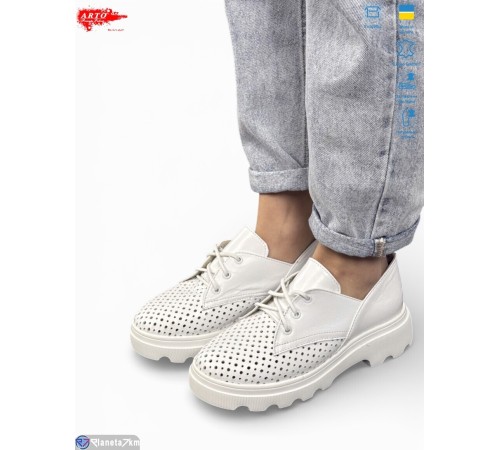 Туфлі жіночі на літо (6 пар р.36-40) білий  "ARTO"