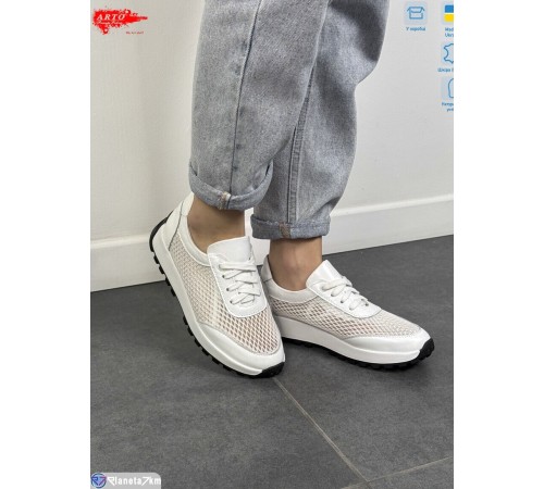 Кросівки жіночі на літо (8 пар р.36-41) білий  "ARTO"
