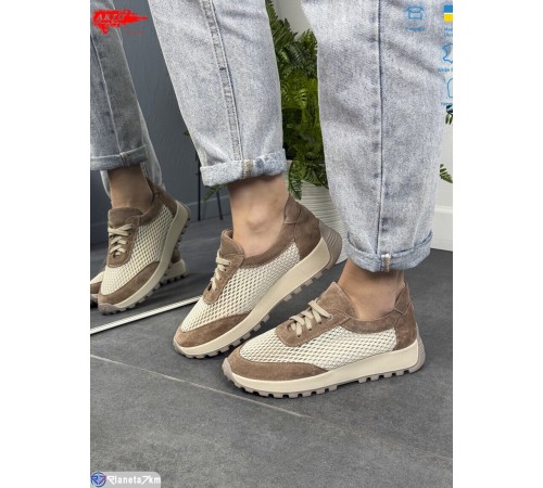 Кросівки жіночі на літо (8 пар р.36-41) коричневий  "ARTO"