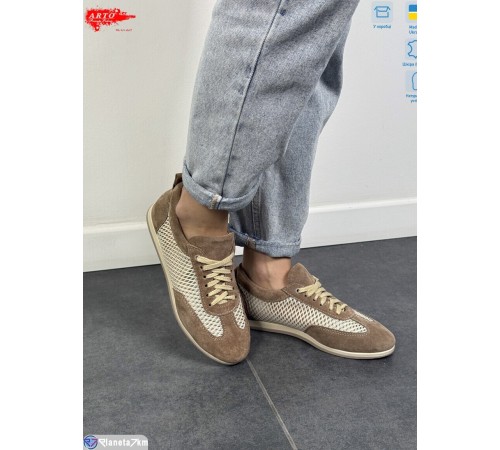 Кросівки жіночі на літо (8 пар р.36-40) коричневий  "ARTO"