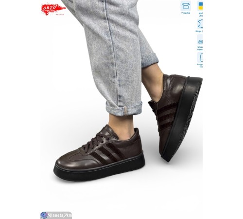 Кросівки жіночі на весну/осінь (8 пар р.37-41) коричневий  "ARTO"