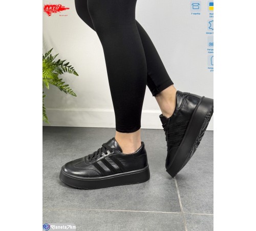 Кросівки жіночі на весну/осінь (8 пар р.37-41) чорний  "ARTO"