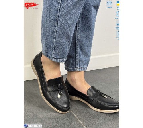 Туфлі жіночі на весну/осінь (8 пар р.36-41) чорний  "ARTO"