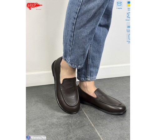 Туфлі жіночі на весну/осінь (8 пар р.36-41) коричневий  "ARTO"