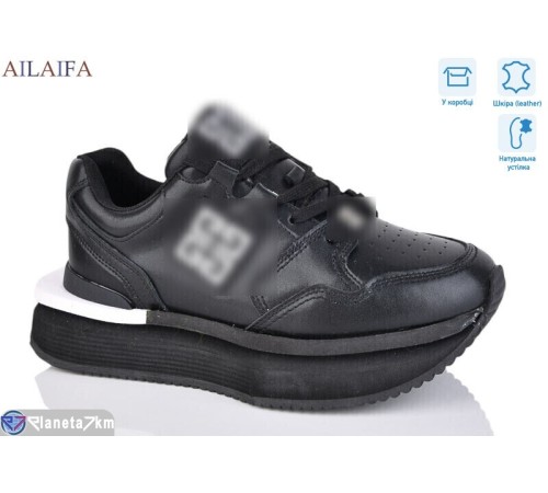 Кросівки жіночі на весну/осінь (8 пар р.36-41) чорний  "Latifa"