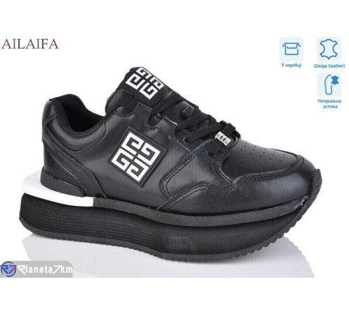 Кросівки жіночі на весну/осінь (8 пар р.36-41) чорний  "Latifa"