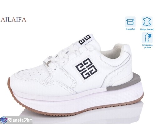 Кросівки жіночі на весну/осінь (8 пар р.36-41) білий  "Latifa"