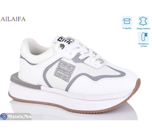 Кросівки жіночі на весну/осінь (8 пар р.36-41) білий  "Latifa"