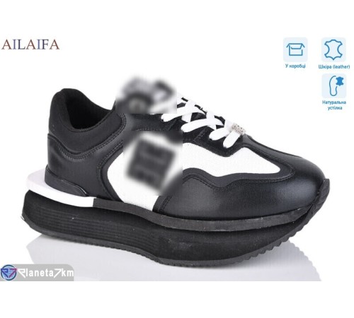 Кросівки жіночі на весну/осінь (8 пар р.36-41) чорний  "Latifa"