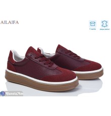 Кросівки жіночі на весну/осінь (8 пар р.36-41) бордовий  "Latifa"