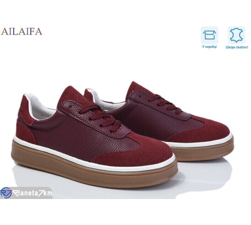 Кросівки жіночі на весну/осінь (8 пар р.36-41) бордовий  "Latifa"