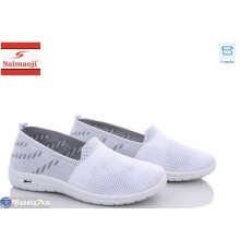 Сліпони жіночі на літо (8 пар р.37-41) білий  "Saimaoji"