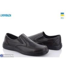 Туфлі чоловічі на весну/осінь (8 пар р.40-45) коричневий  "LEOBAZA"
