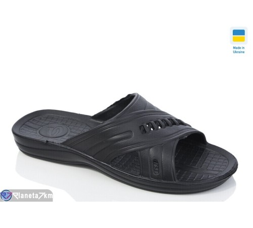 Шлепки чоловічі на літо (8 пар р.40-46) чорний  "LOTTOS"