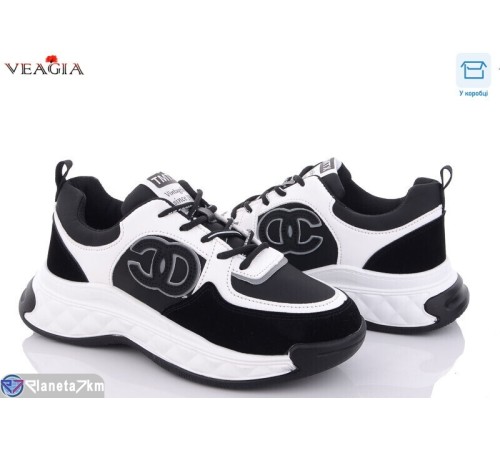 Кросівки жіночі на весну/осінь (6 пар р.36-40) чорний  "Veagia-ADA"