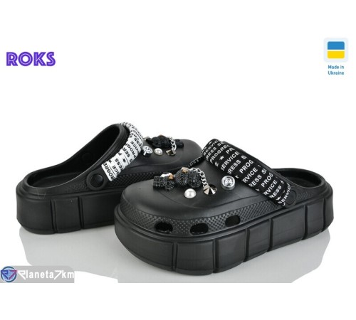 Кроки жіночі на літо (6 пар р.36-40) чорний  "Roks"