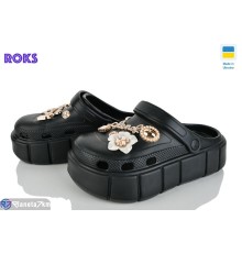 Кроки жіночі на літо (6 пар р.36-40) чорний  "Roks"
