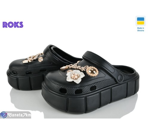 Кроки жіночі на літо (6 пар р.36-40) чорний  "Roks"