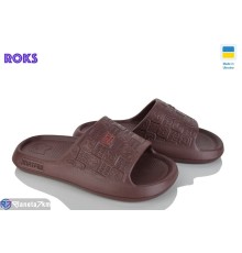 Шлепки жіночі на літо (8 пар р.37-40) коричневий  "Roks"