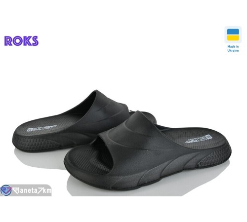 Шлепки жіночі на літо (8 пар р.36-40) чорний  "Roks"