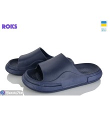 Шлепки чоловічі на літо (8 пар р.41-46) синій  "Roks"