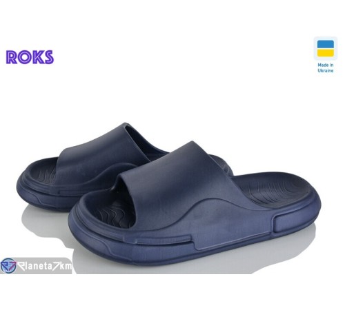 Шлепки чоловічі на літо (8 пар р.41-46) синій  "Roks"