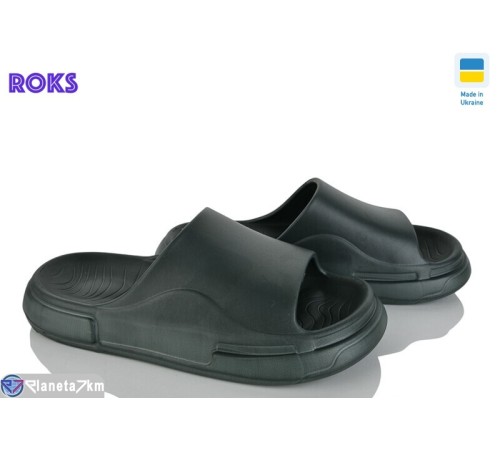 Шлепки чоловічі на літо (8 пар р.41-46) зелений  "Roks"