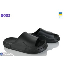 Шлепки чоловічі на літо (8 пар р.41-46) чорний  "Roks"