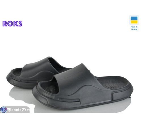 Шлепки чоловічі на літо (8 пар р.41-46) сірий  "Roks"