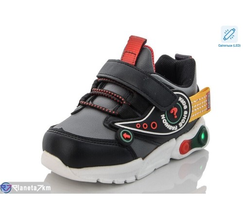 Дитячі кросівки на весну/осінь (8 пар р.23-28) чорний  "Normashoes"