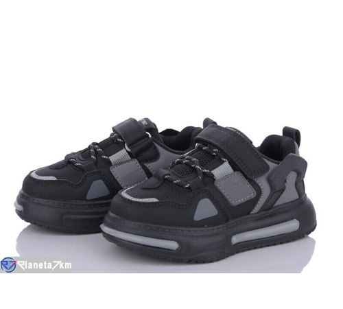 Дитячі кросівки на весну/осінь (8 пар р.26-31) чорний  "Normashoes"