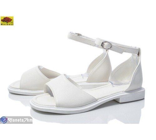 Босоніжки жіночі на літо (8 пар р.36-41) білий  "Mei De Li"