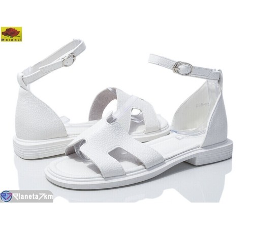 Босоніжки жіночі на літо (8 пар р.36-41) білий  "Mei De Li"