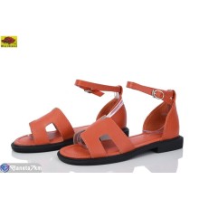 Босоніжки жіночі на весну/осінь (8 пар р.36-41) оранжевий  "Mei De Li"